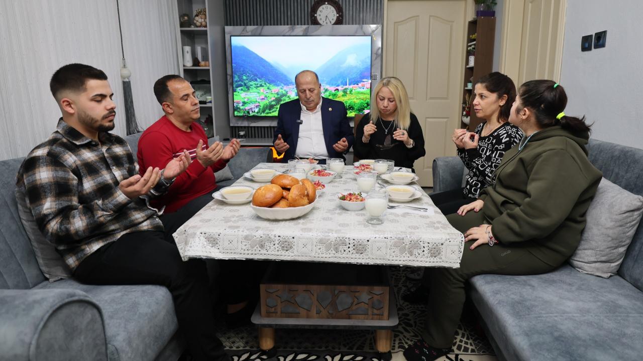 Başkan Demirçalı Ateş Ailesinin Misafiri Oldu