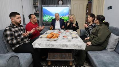 Başkan Demirçalı Ateş Ailesinin Misafiri Oldu