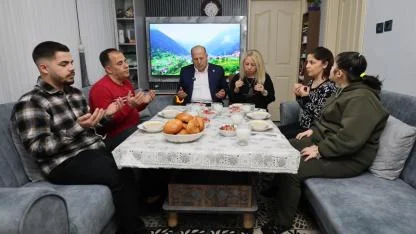 Başkan Demirçalı Ateş Ailesinin Misafiri Oldu