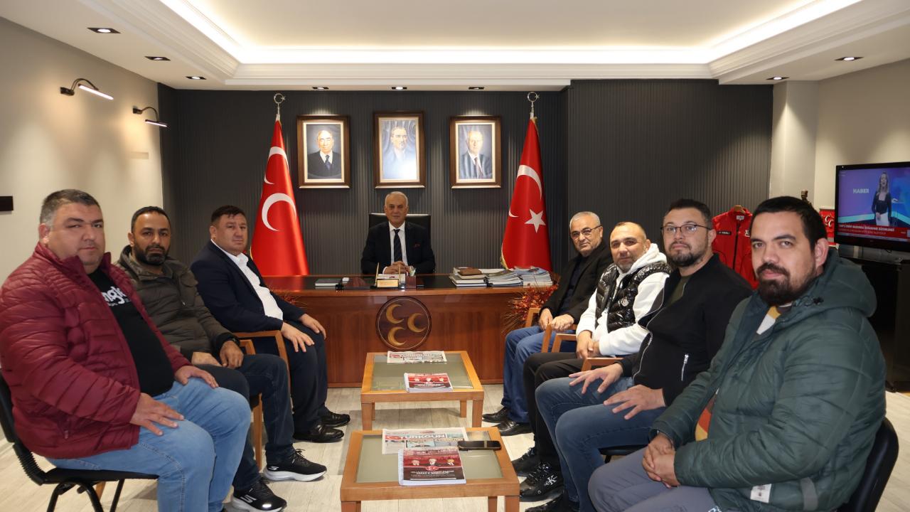 Başkan Yusuf Kanlı’dan taksici esnafına destek!