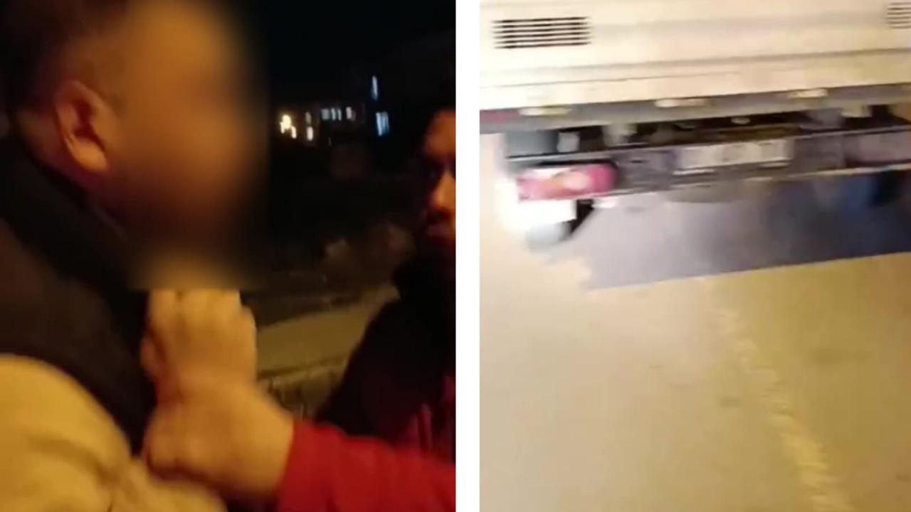 Belediye Kamyonetiyle Dehşet Saçtı!