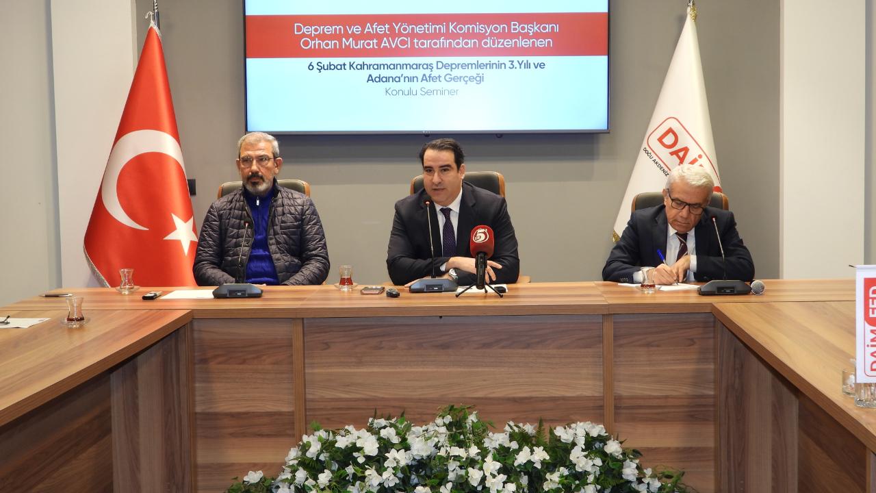 DAİMFED Afet Gerçeğini Masaya Yatırdı