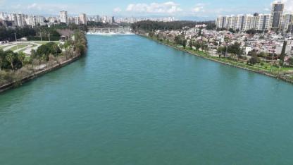 İki Aylık Yağış Seyhan Nehri'ne Can Suyu Oldu