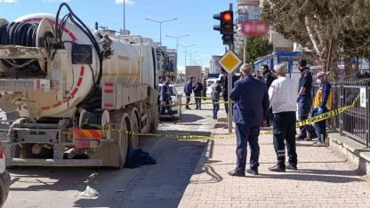 Tanker Altında Feci Ölüm