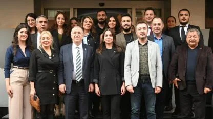 Ümit Özdağ’dan Mimarlar Odası Adana Şubesi’ne Ziyaret