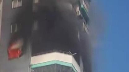 10'uncu Katta Yangın Paniği