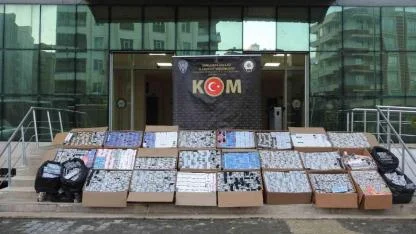 30 Bin Paket Kaçak Sigara Ele Geçirildi