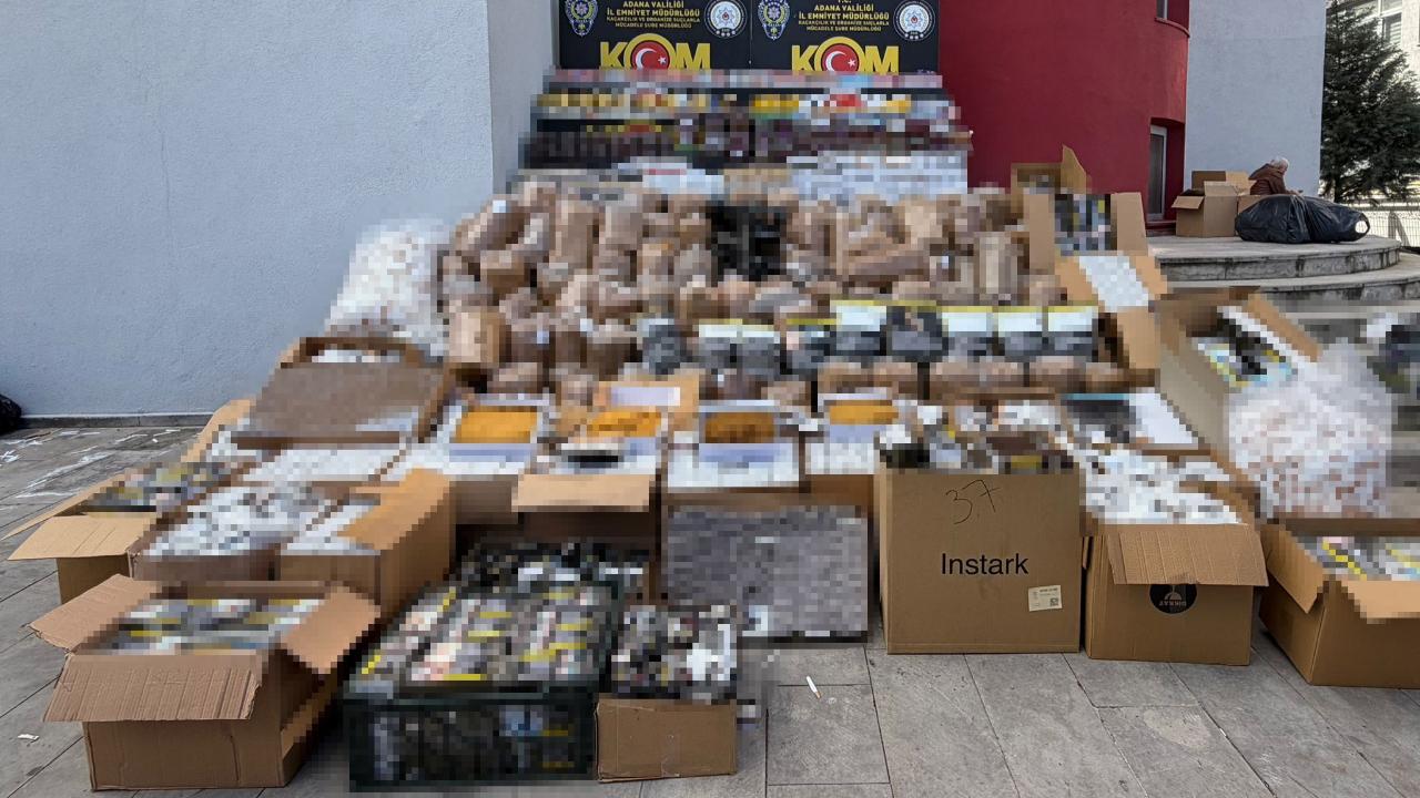 Adana'da Kaçakçılık Operasyonu:37 Gözaltı