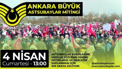Emekli Astsubaylar 'Hak ve Adalet' İçin Ankara'da Buluşuyor