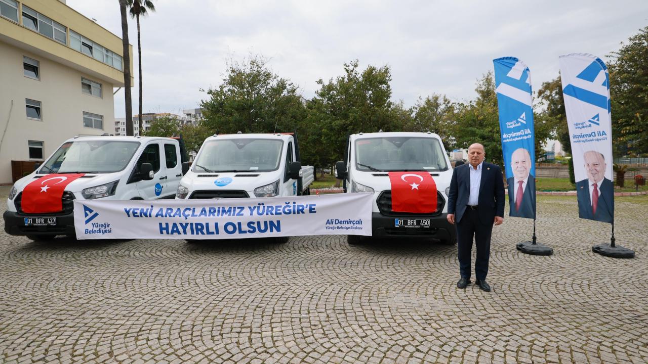 Hizmette Hız, Filoda Güç:Yüreğir’e 3 Yeni Araç