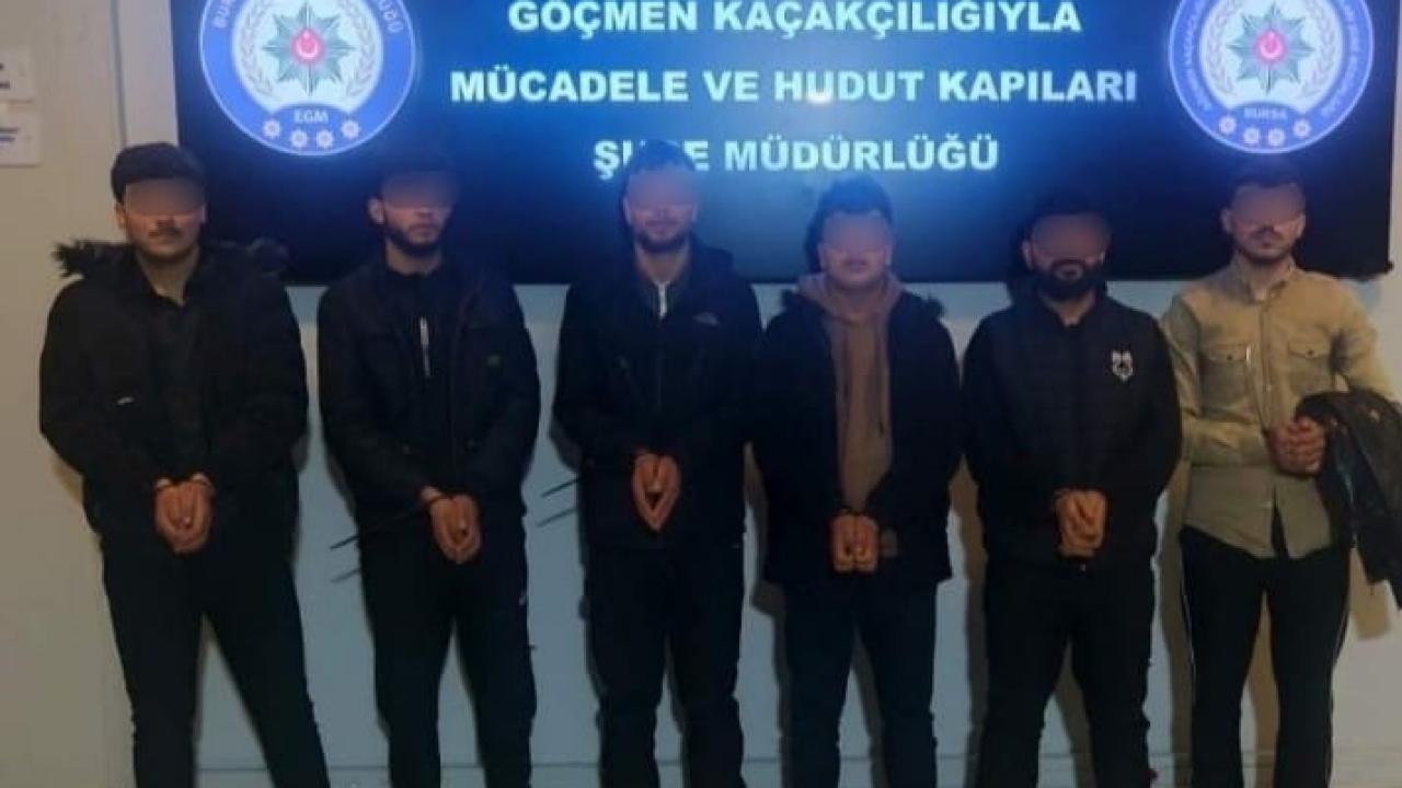 Kaçak Göçmen Operasyonu:17 Yabancı Uyruklu Şahıs Yakalandı