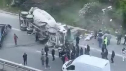 Kontrolden Çıktı, Yan Yattı