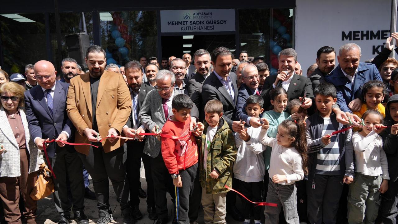 Adıyaman’da Mehmet Sadık Gürsoy Kütüphanesi Açıldı