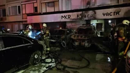 Araç Kiralama Şirketi Yandı:Milyonlarca Zarar