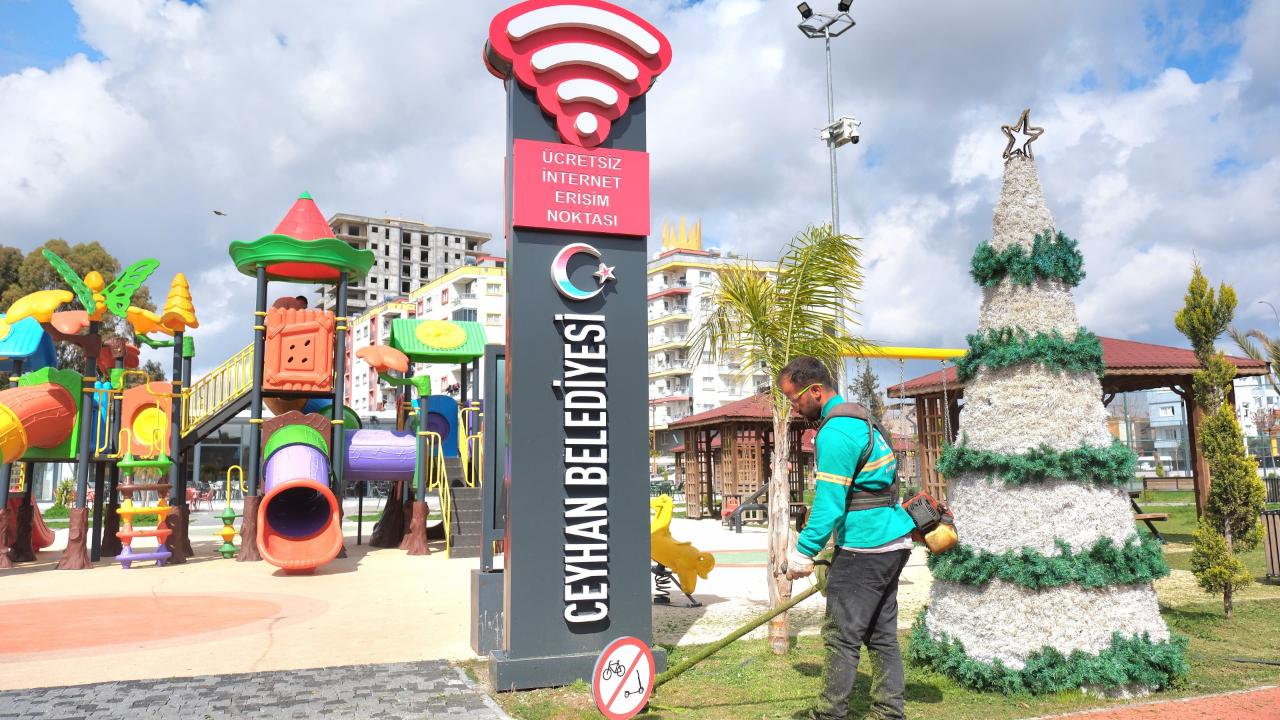 Ceyhan'ın Nefes Alanları Yaza Hazırlanıyor