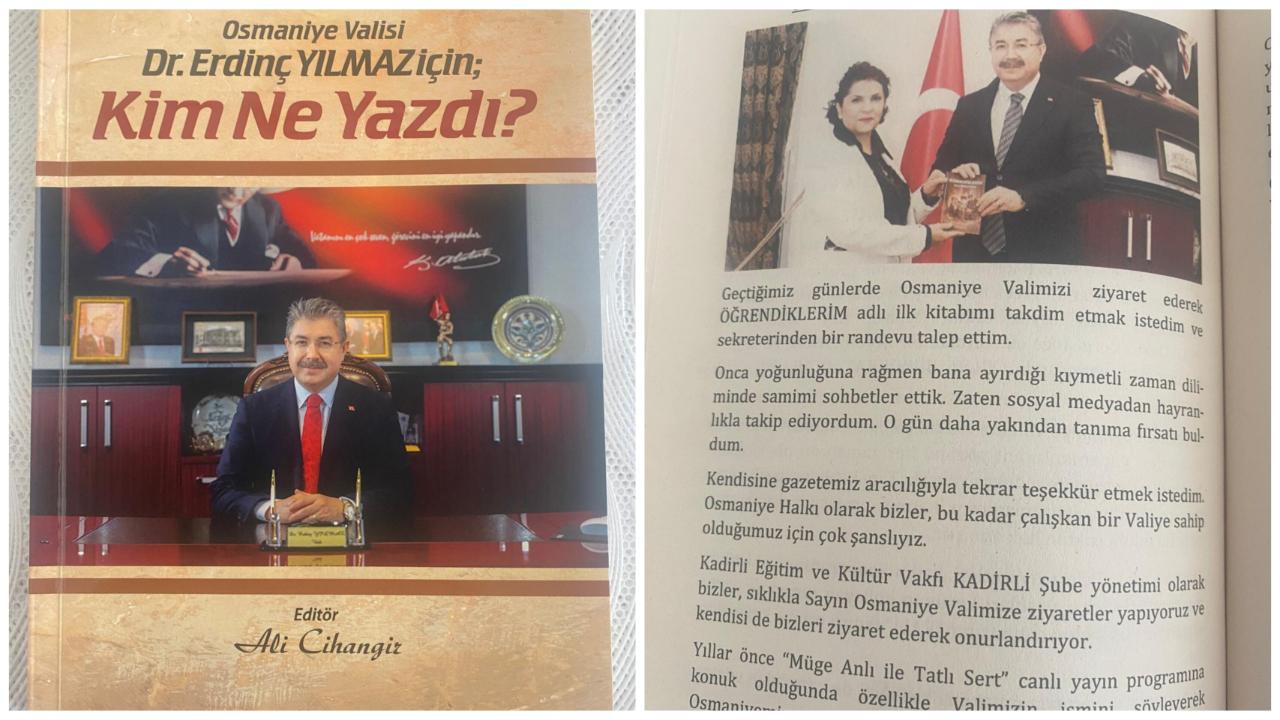Eserin adı VALİ Dr. Erdinç Yılmaz İçin kim ne yazdı ?