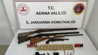 Jandarmadan Operasyon:4 Ruhsatsız Silah Ele Geçirildi