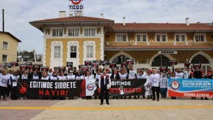 Adana'da Eğitimciler Şanlıurfa'dak Saldırıyı Kınadı