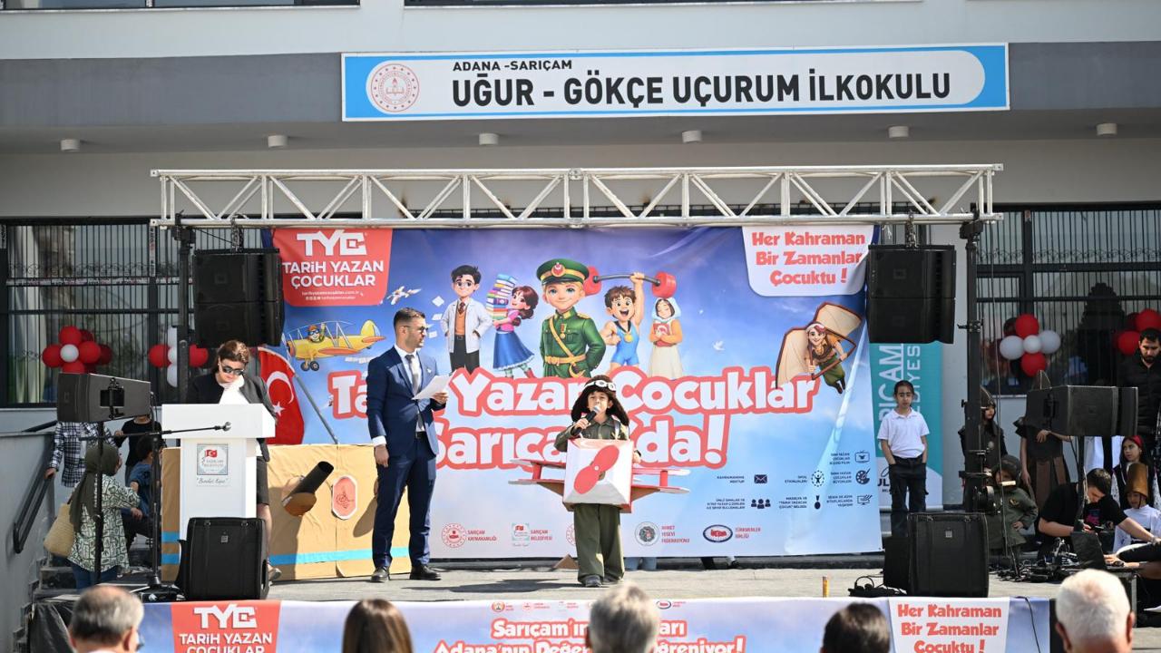 Sarıçam'da ''Tarih Yazan Çocuklar'' Coşkusu