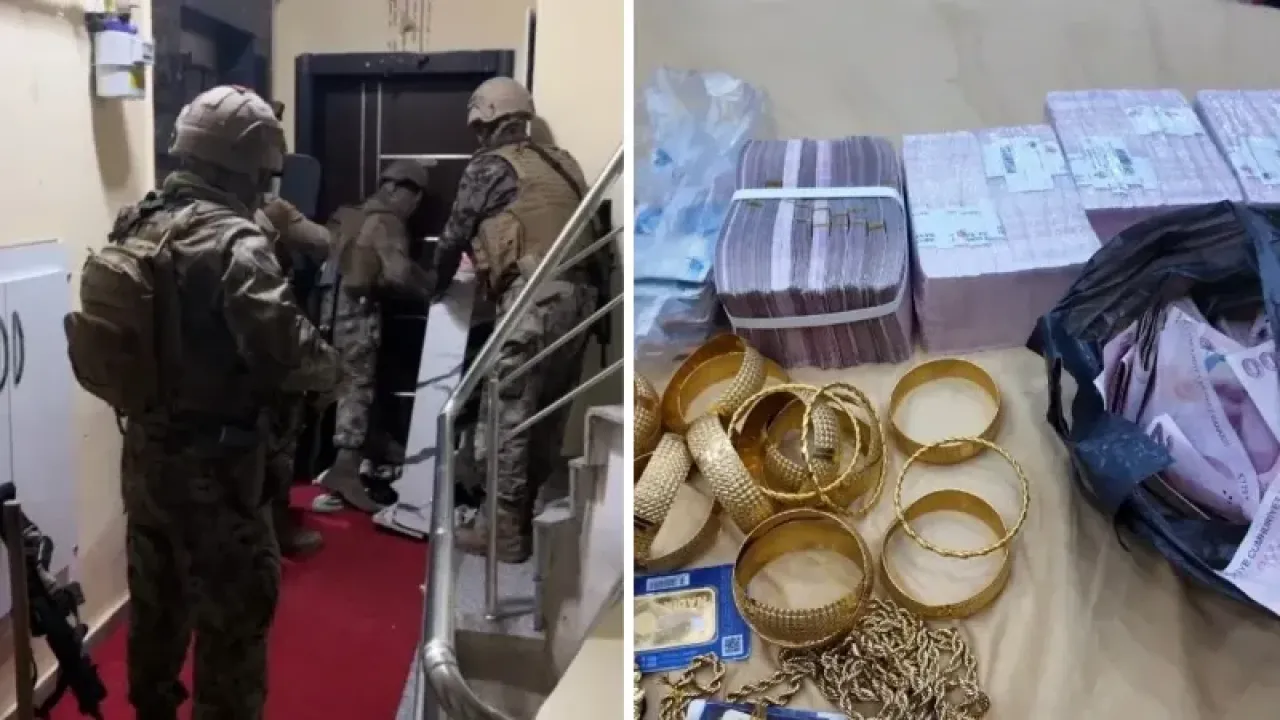 Tefecilere Şafak Operasyonu:Evden Servet Çıktı
