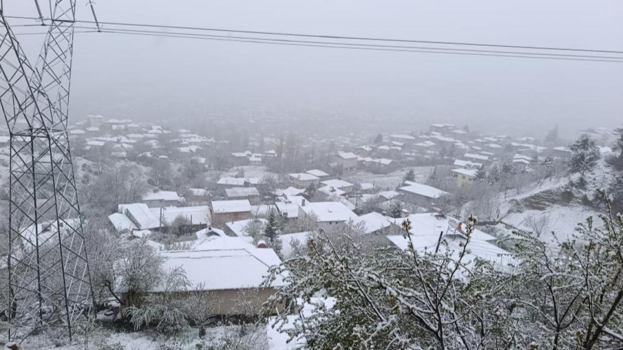Adana'da Mayısta Kar Sürprizi