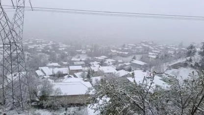 Adana'da Mayısta Kar Sürprizi