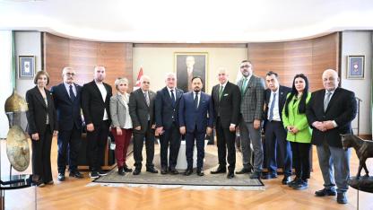 ÇGC Yönetiminden Başkan Uludağ'a Ziyaret