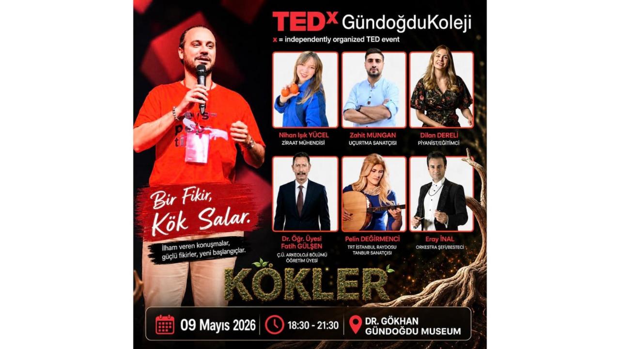 TEDxGündoğduKoleji ‘KÖKLER’ İle Geliyor