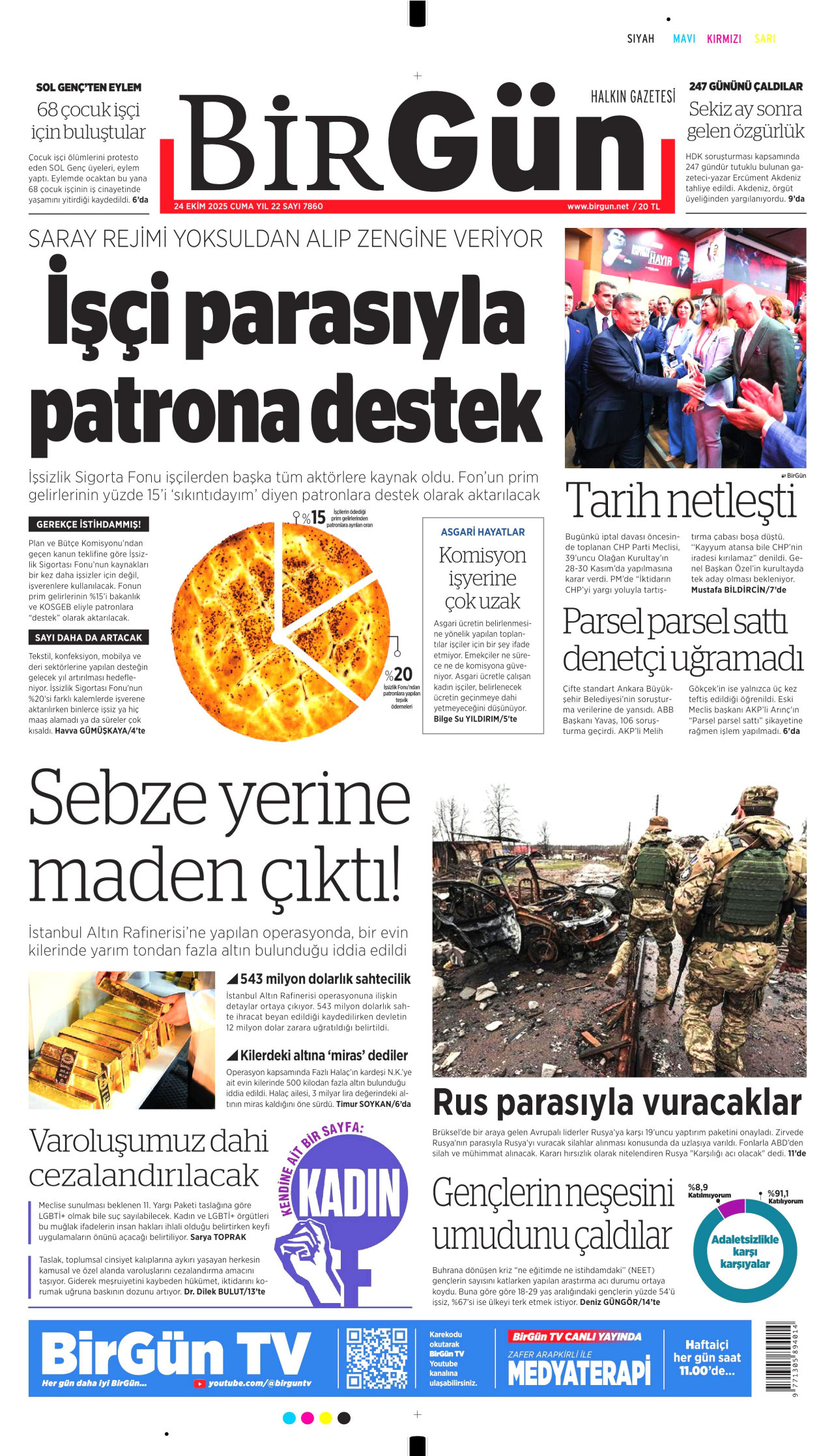 BİRGÜN Gazete Manşeti
