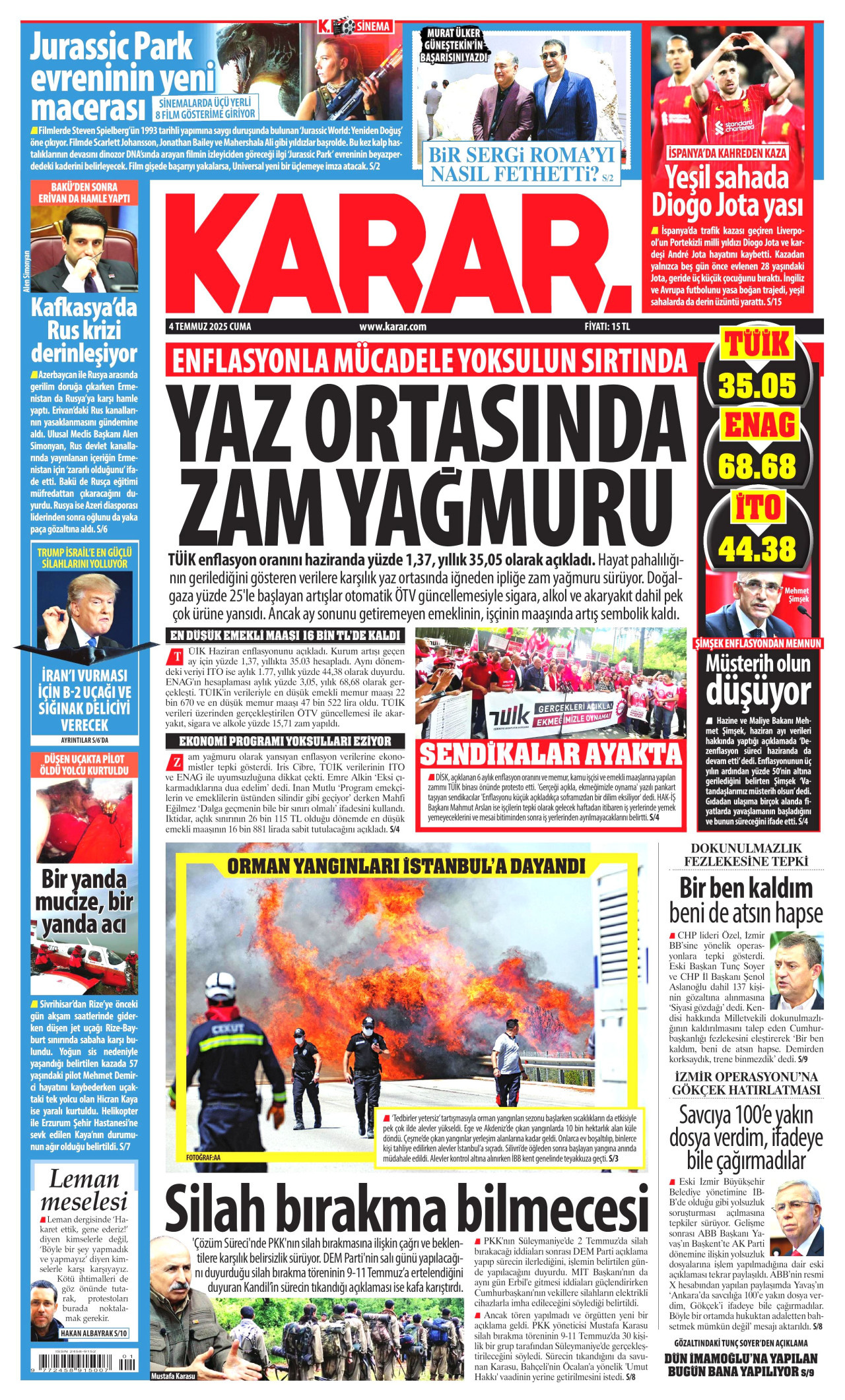 KARAR Gazete Manşeti