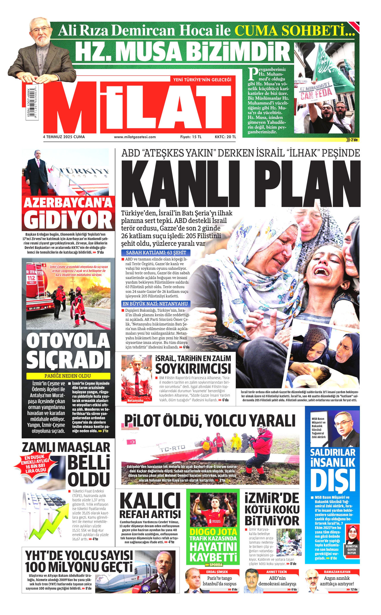 MİLAT Gazete Manşeti