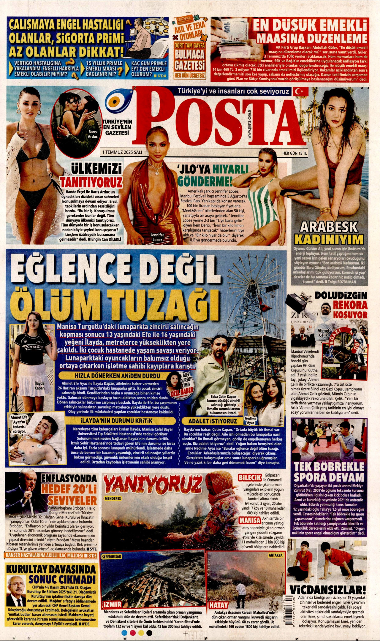 POSTA Gazete Manşeti