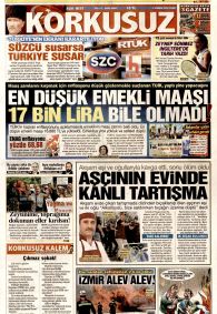 KORKUSUZ Gazete Manşeti