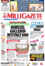 MİLLİ GAZETE Gazete Manşeti