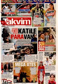 TAKVİM Gazete Manşeti