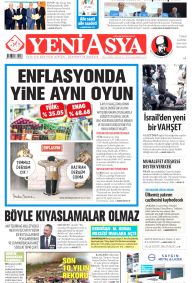 YENİ ASYA Gazete Manşeti