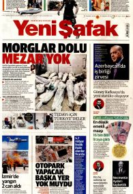 YENİ ŞAFAK Gazete Manşeti